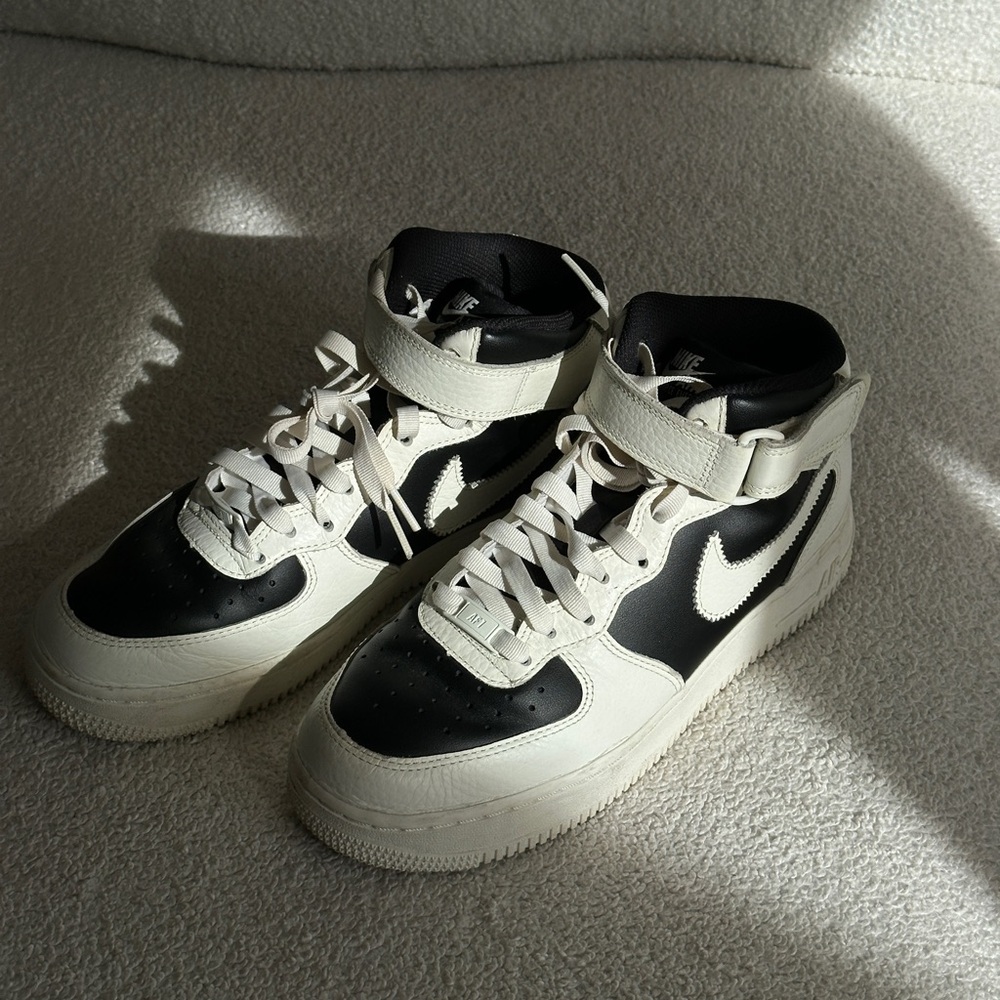 Nike Black and White High-Top Sneakers